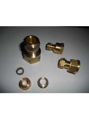 Gasanschluss-Set fr 8 und 10 mm Leitung.