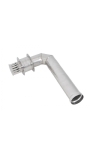 Edelstahl Abgasrohr/Schornsteinrohr Satz (Wanddurchfhrung) 90 mm fr TTulpe Indoor B-6 | Propangasdurchlauferhitzer.de